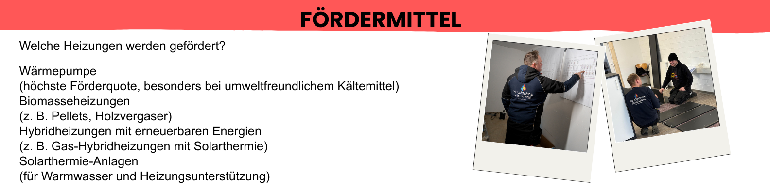 Fördermittel für Heizungen