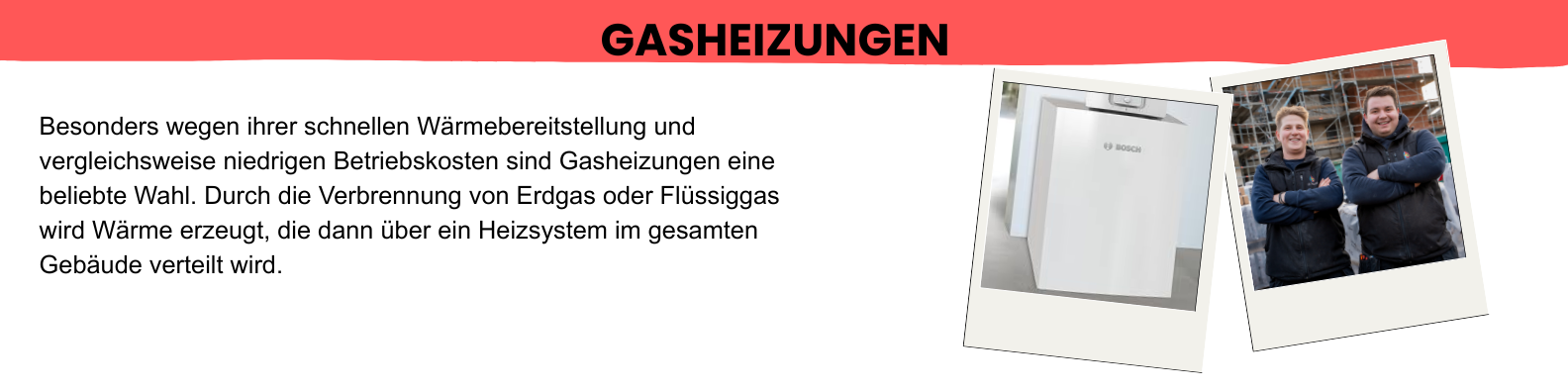 Gasheizungen